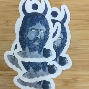 Hades deity sticker