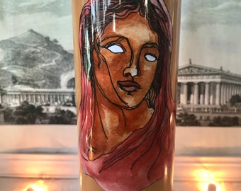 Hestia deity candle