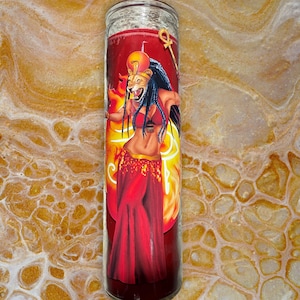 Sekhmet (Remastered) deity candle