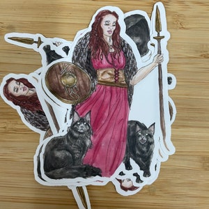 Freyja Remastered deity sticker