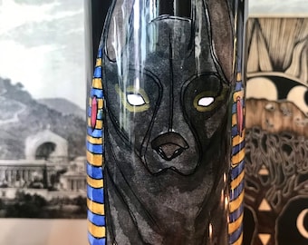 Anubis deity candle