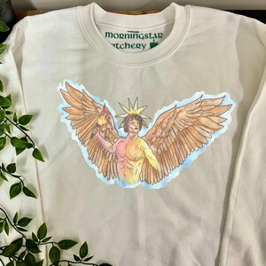 Lucifer Morningstar deity crewneck