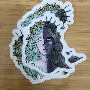 Persephone deity sticker