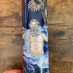 Zeus (Remastered, indigo) deity candle