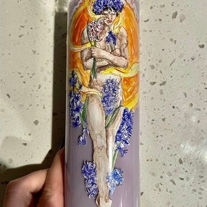Hyacinth (Remastered) deity candle