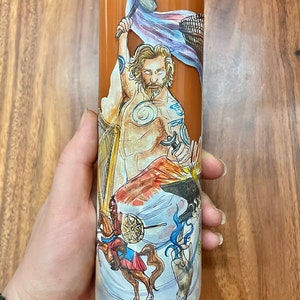 Lugh (the Craftsmen) deity candle