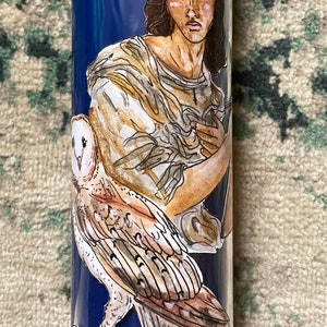 Minerva deity candle