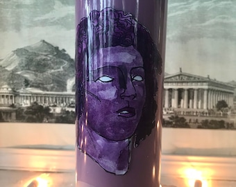 Dionysus deity candle
