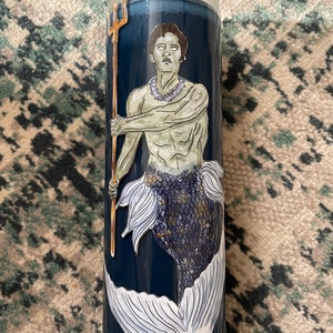 Triton Gottheit Kerze