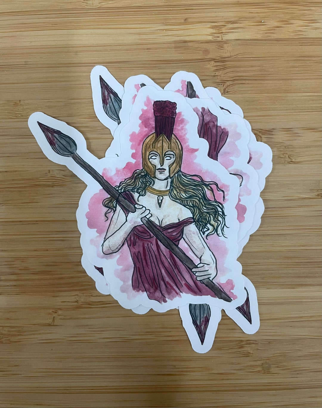 Aphrodite Areia Deity Sticker Etsy