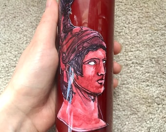 Ares deity candle