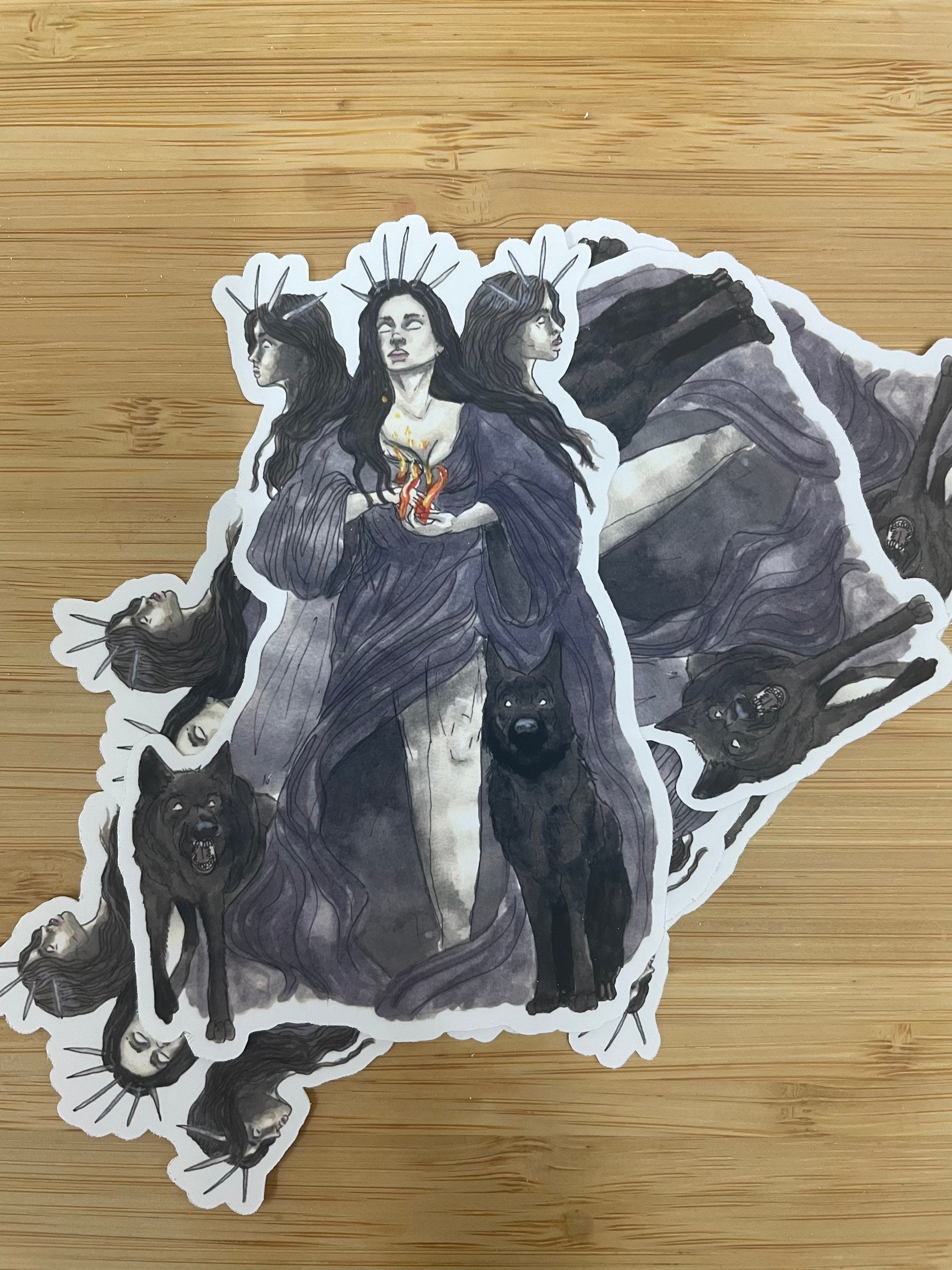 Hekate Remastered deity sticker
