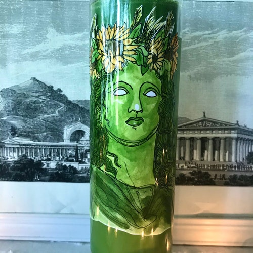 Apollo Deity Candle Etsy
