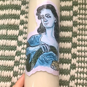 Hygeia deity candle