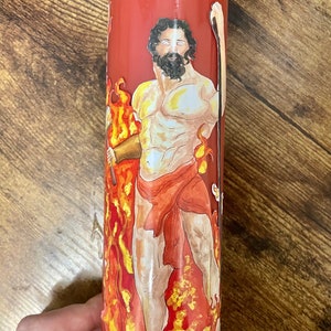 Hephaestus (Remastered) deity candle