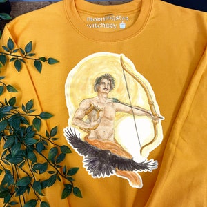 Apollo deity crewneck