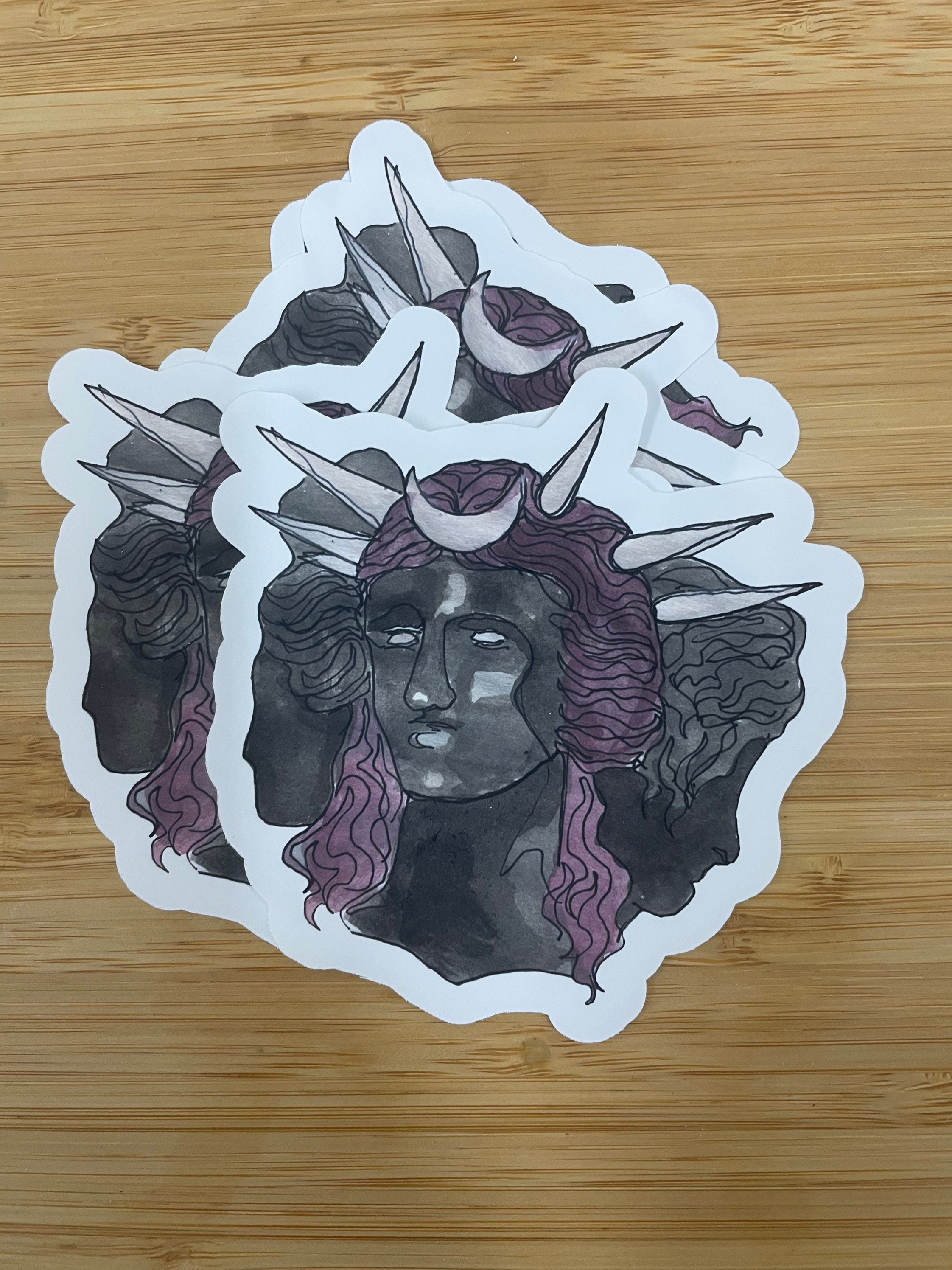 Hekate deity sticker