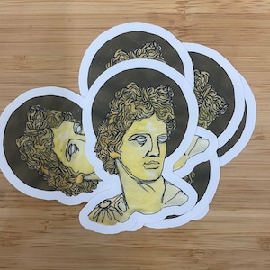 Apollo deity sticker