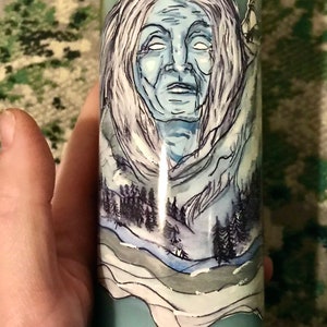 Cailleach deity candle