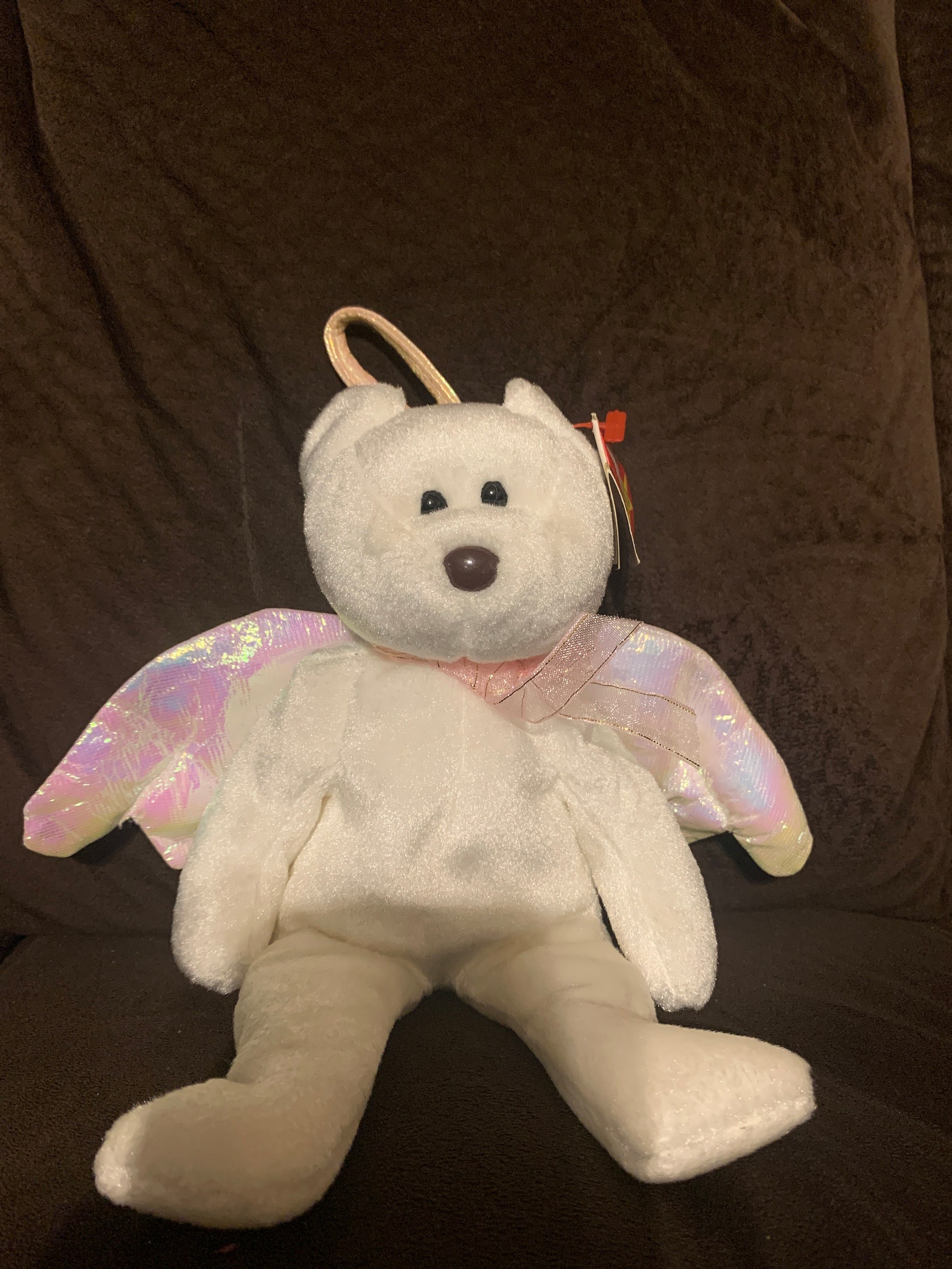 RARE Halo the Bear Beanie baby Etsy