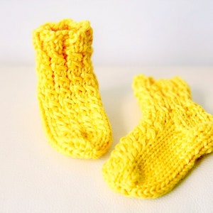 Merino Wolle Socken, Baby Neugeborenen Socken, handgemachte Socken, gestrickte Socken, auf Bestellung Bild 1