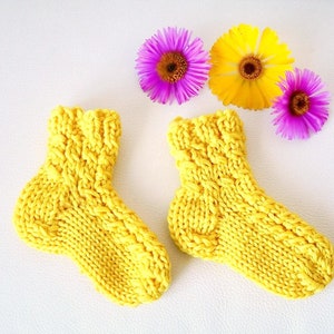 Merino Wolle Socken, Baby Neugeborenen Socken, handgemachte Socken, gestrickte Socken, auf Bestellung Bild 2