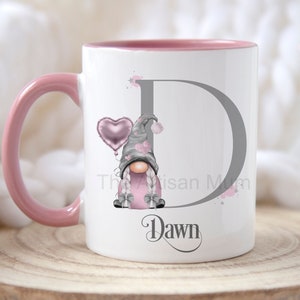 Personalised gonk mug gift for her, birthday gift for mum, gran or auntie, gnome present, anniversary gonk gift, gonk gifts, Mothers Day mug