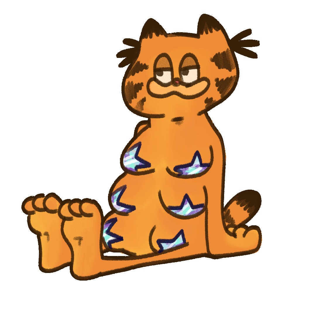 Garfield boobs