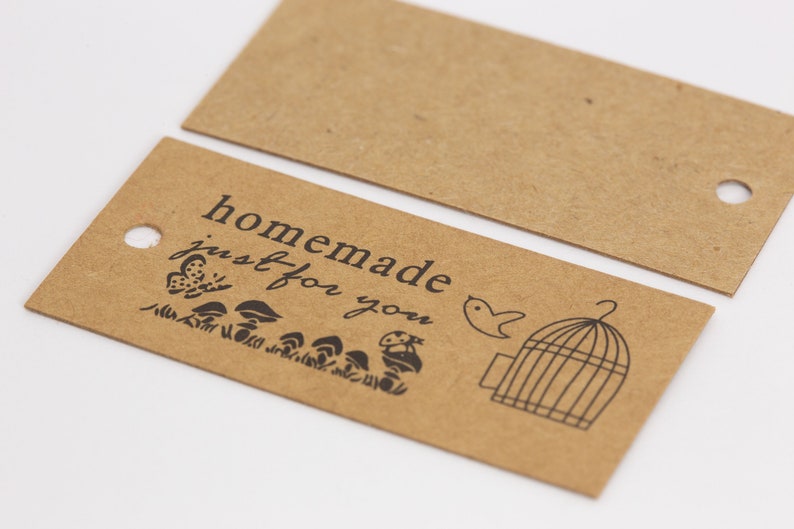 handmade customization just for you natural creation hemp string Lot of labels to hang Handmade just for you