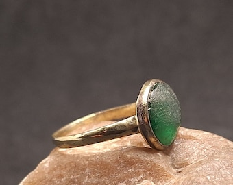 Ancient Medieval Ring, Original Medieval Jewelry, Authentic Bronze Ring, Old Ring, Ancient Artifact, Rare Beautiful ring with glass insert