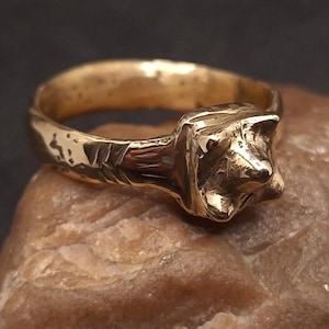 Rare Ancient Roman Empire Ring, Original 2nd-4th Century Bronze Ring, Authentic Roman Ring with a pyramid shield, Beautiful Antique Jewelry