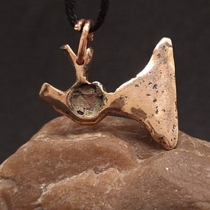 Ancient Vikings Pendant Ax, Warrior mascot, Viking Amulet, Viking artifacts, Original Vikings Talisman, Ancient amulet, Rare Bronze Pendant