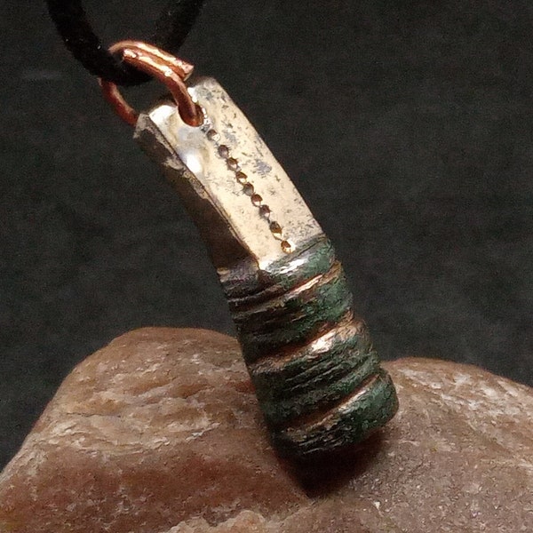 Ancient Celtic Artifact, Celtic amulet 4-2 BC, Celtic massive pendant pendulum, Druid Amulet, Original Bronze Artifact, Rare Ancient Pagan