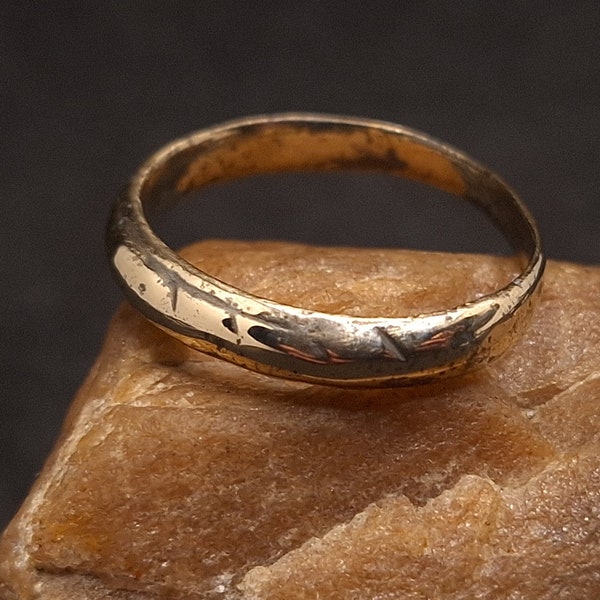 Ancient Vikings Ring with ornament, Original Viking age bronze artifact, Wonderful ancient ring, Beautiful Vikings Jewelry, Ancient Jewelry
