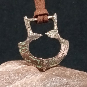 Ancient Viking Pendant, Viking Bronze Brooch, Viking artifact, Original Vikings Jewelry, Ancient amulet, Bronze Pendant, Kievan Rus artifact