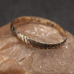 Medieval notched ring Bronze ring, Medieval artifact, Viking ring, Rare medieval ring, Rare artifact, ancient ring, Ancient Bronze artifact