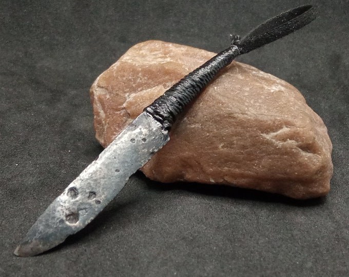 Ancient Viking Iron Knife, Medieval Knife, Artifact 912 Century, Rare
