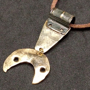 Ancient pendant of 1-3 centuries, Antique decoration of the Roman era, Amulet of Chernyakhiv Culture, Original decoration of Romans amulet