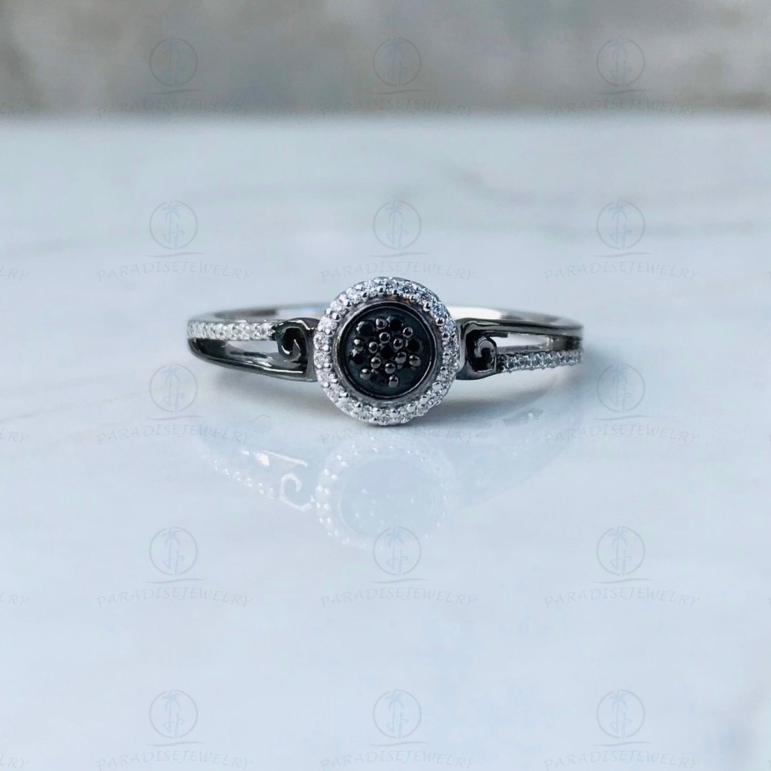 ベル エンチャンテッド Enchanted Disney Belle 1 CT. T.W. Diamond Scallop Edge Twist
