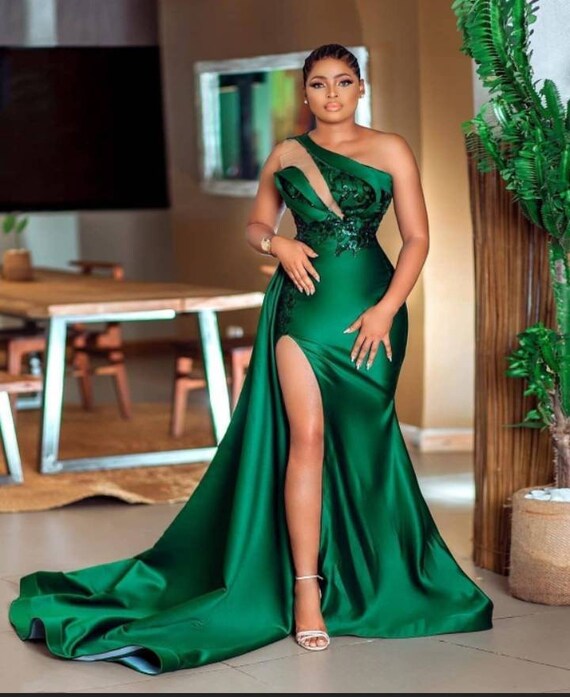 Green bridal dress green wedding dress | Etsy