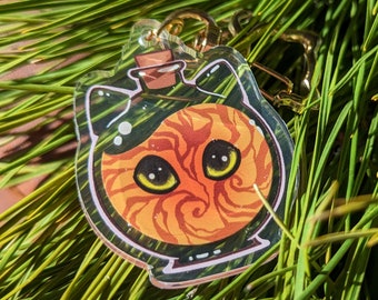 Cat Potion || Orange || Keychain