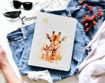 Giraffe Passport Cover, Giraffe Passport Holder, Giraffe Gifts, Giraffe Holiday Essentials, Giraffe Luggage, Giraffe Accessories, Giraffes