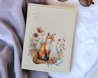 Fox Passport Cover, Fox Passport Holder, Fox Accessories, Fox Gifts, Fox Holiday Essentials, Fox Luggage