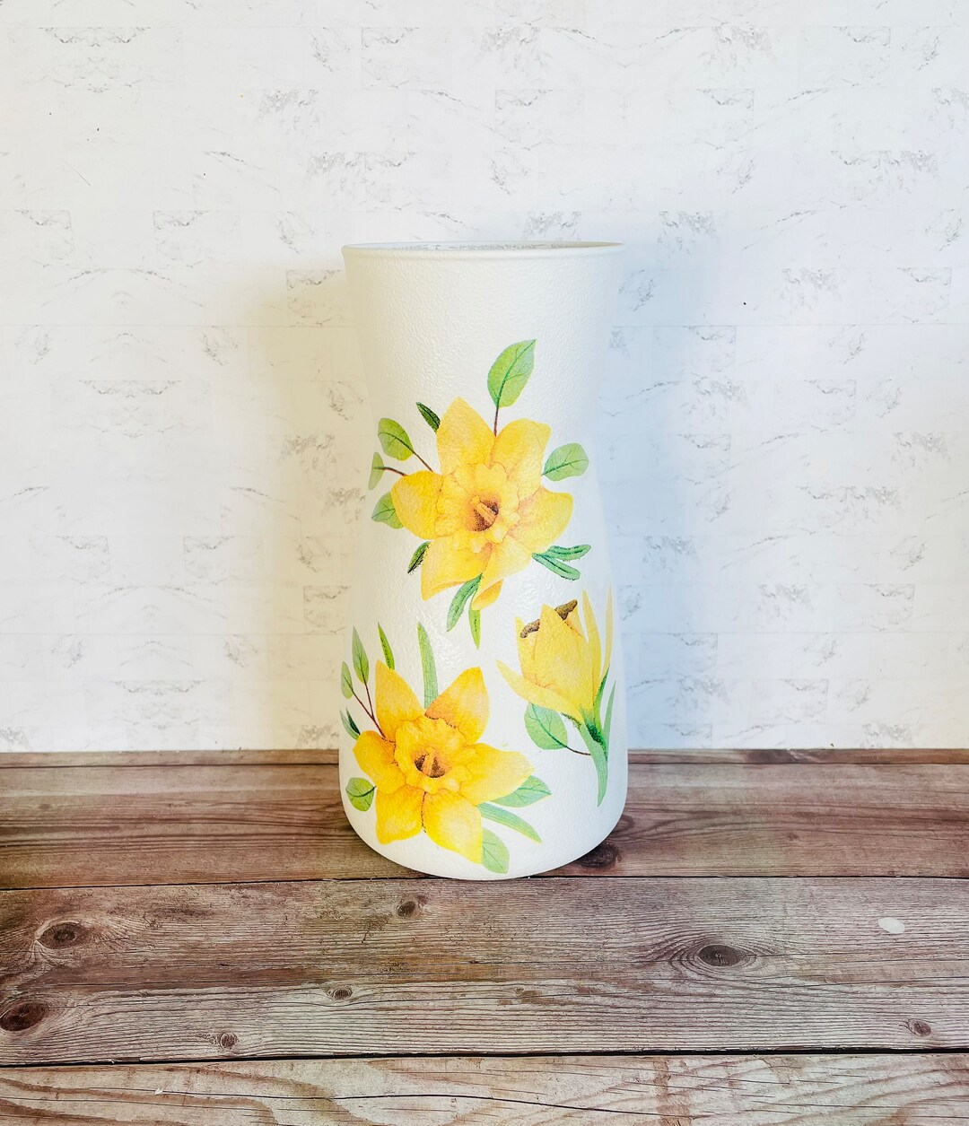 Pretty Daffodil Vase Daffodil Flower Vase Mothers Day Vase Etsy UK