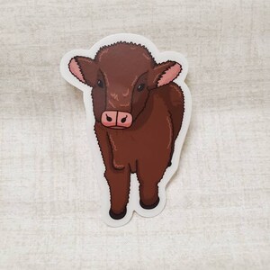 Cow Vinyl Sticker