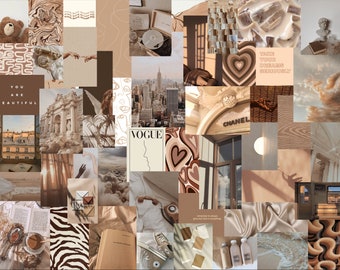 images Aesthetic Wallpapers Brown Collage wallpaper collage etsy