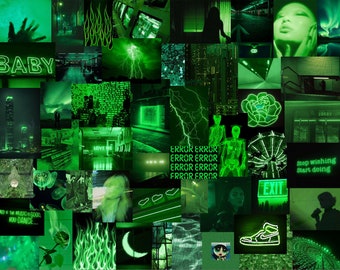 Neon Green Photo Collage Kit-50 Pc -  Finland