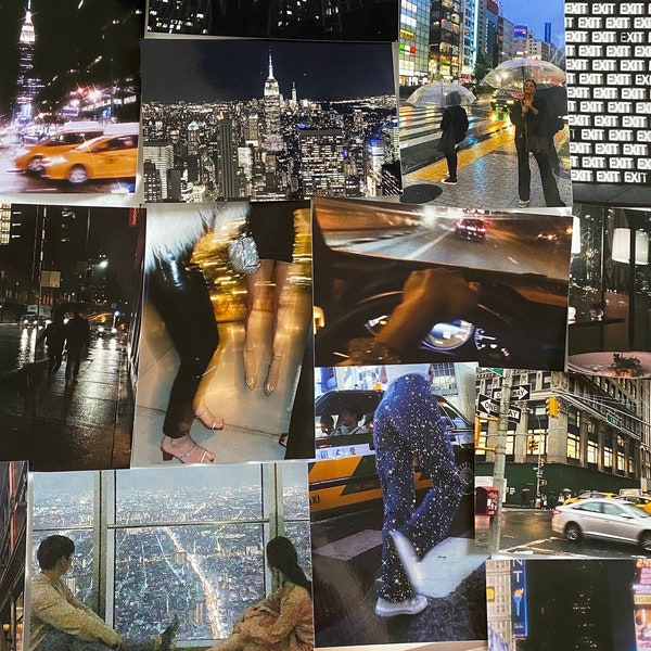 city photo collage kit-50 pc