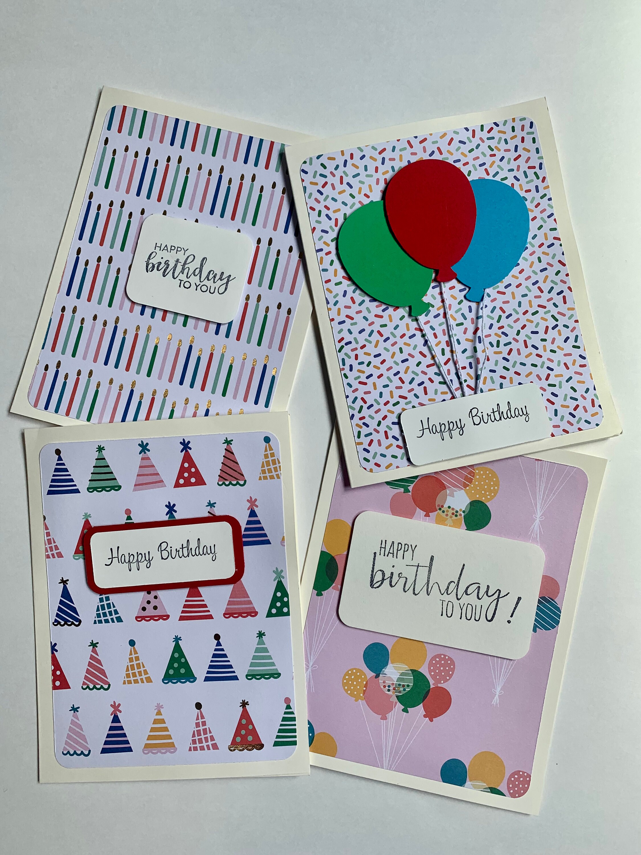 Happy Happy Birthday Card Pack Etsy