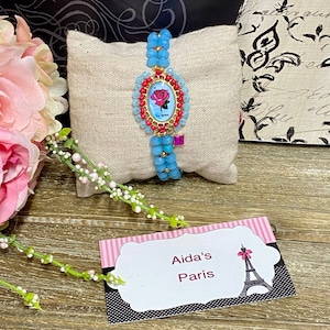 Pulseras ajustables de lotería mexicana